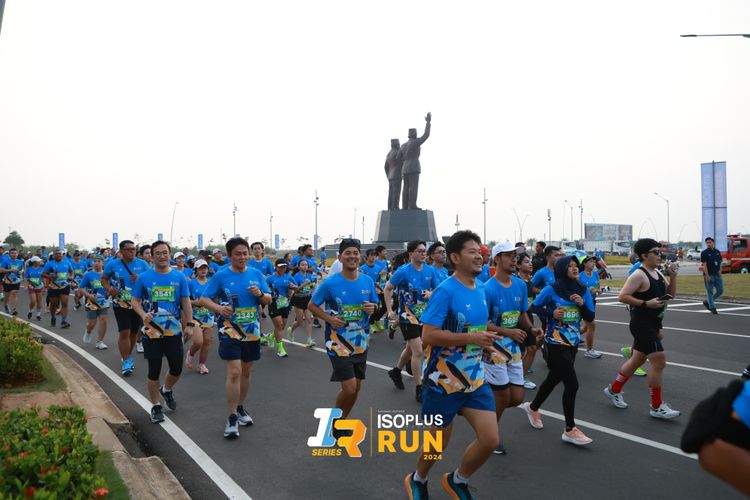 Race photo from ISOPlus Run 2024 Jakarta