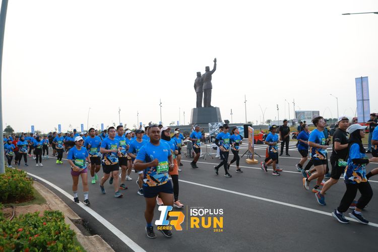 Race photo from ISOPlus Run 2024 Jakarta