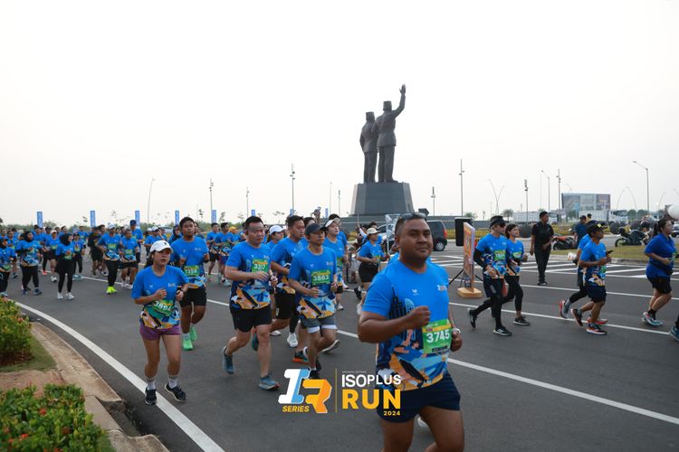 Race photo from ISOPlus Run 2024 Jakarta