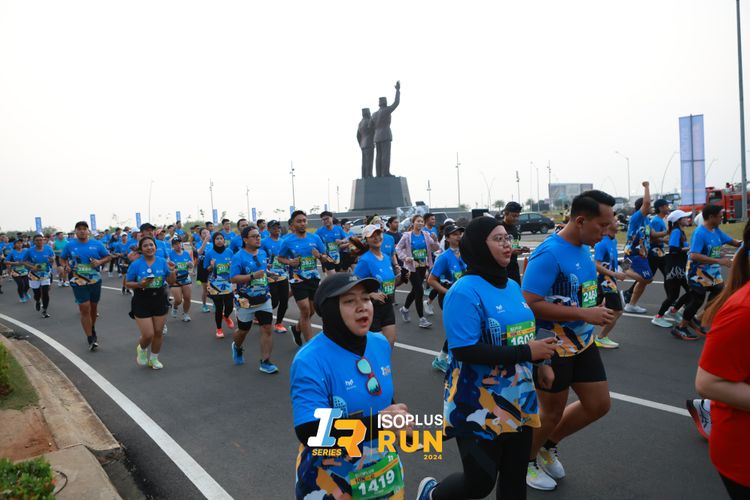 Race photo from ISOPlus Run 2024 Jakarta