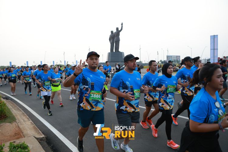 Race photo from ISOPlus Run 2024 Jakarta