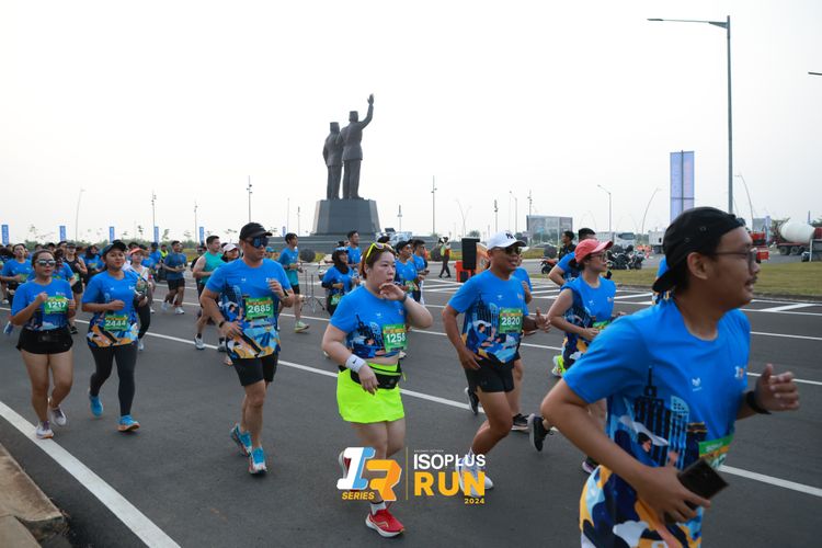 Race photo from ISOPlus Run 2024 Jakarta
