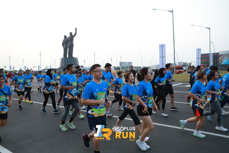 Race photo from ISOPlus Run 2024 Jakarta