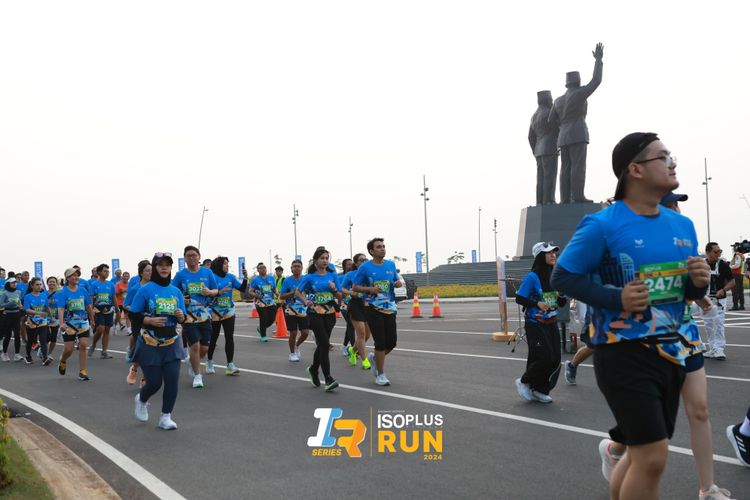 Race photo from ISOPlus Run 2024 Jakarta