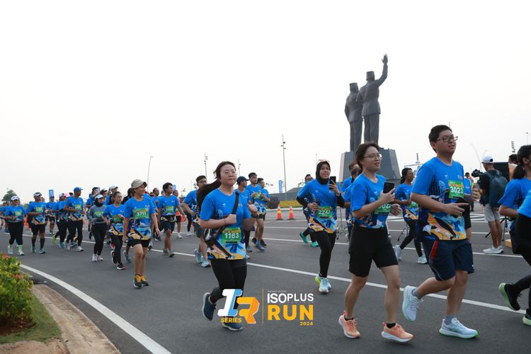 Race photo from ISOPlus Run 2024 Jakarta