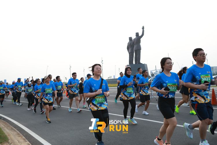 Race photo from ISOPlus Run 2024 Jakarta