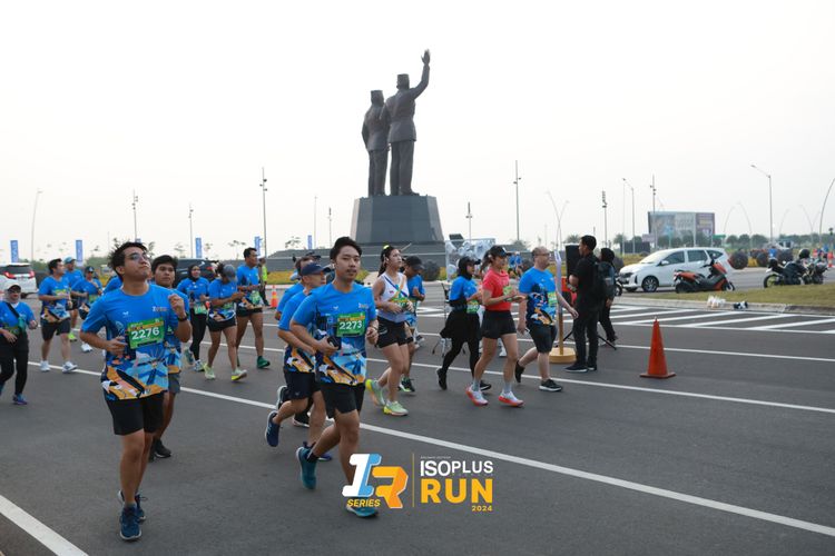 Race photo from ISOPlus Run 2024 Jakarta