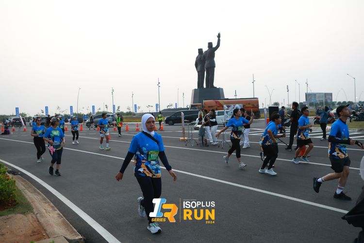 Race photo from ISOPlus Run 2024 Jakarta