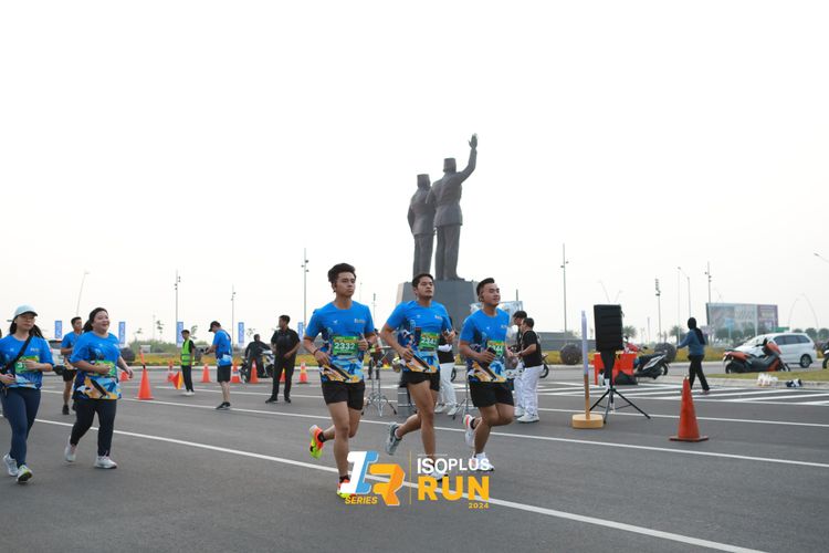 Race photo from ISOPlus Run 2024 Jakarta