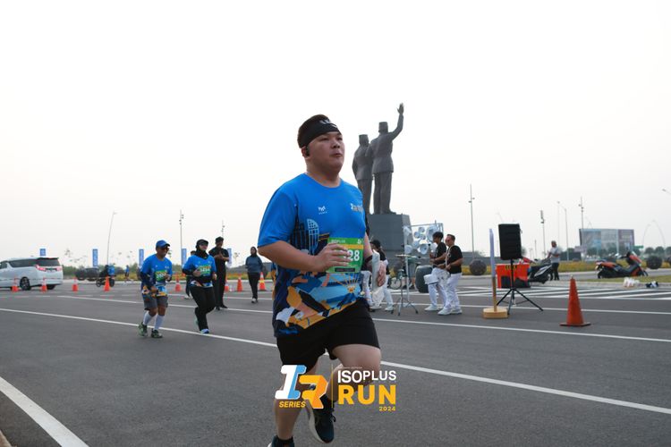 Race photo from ISOPlus Run 2024 Jakarta
