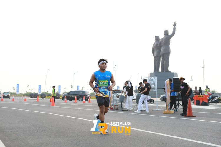 Race photo from ISOPlus Run 2024 Jakarta