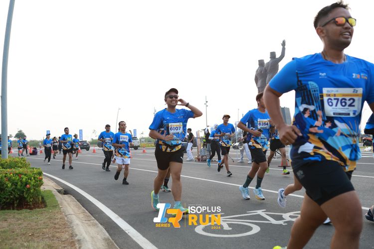 Race photo from ISOPlus Run 2024 Jakarta