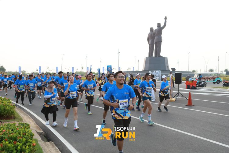Race photo from ISOPlus Run 2024 Jakarta