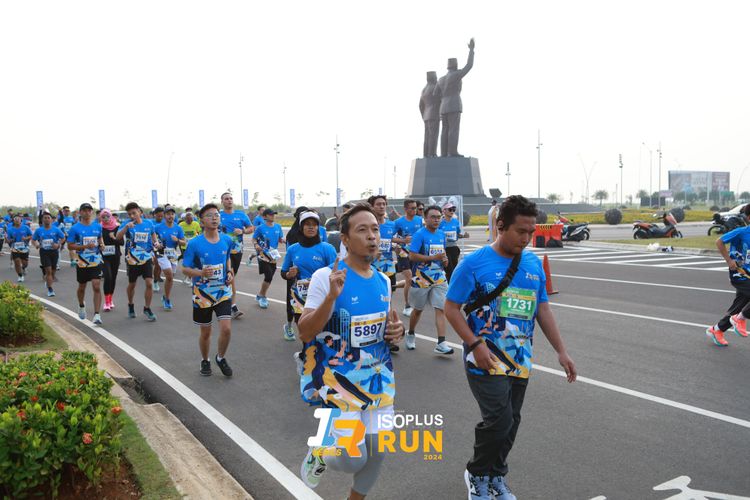 Race photo from ISOPlus Run 2024 Jakarta