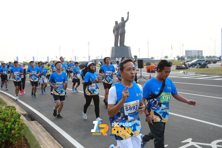 Race photo from ISOPlus Run 2024 Jakarta