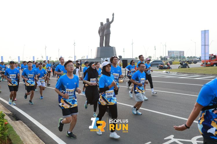 Race photo from ISOPlus Run 2024 Jakarta
