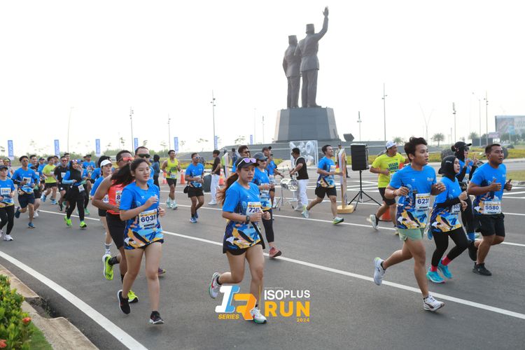 Race photo from ISOPlus Run 2024 Jakarta