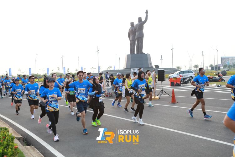 Race photo from ISOPlus Run 2024 Jakarta