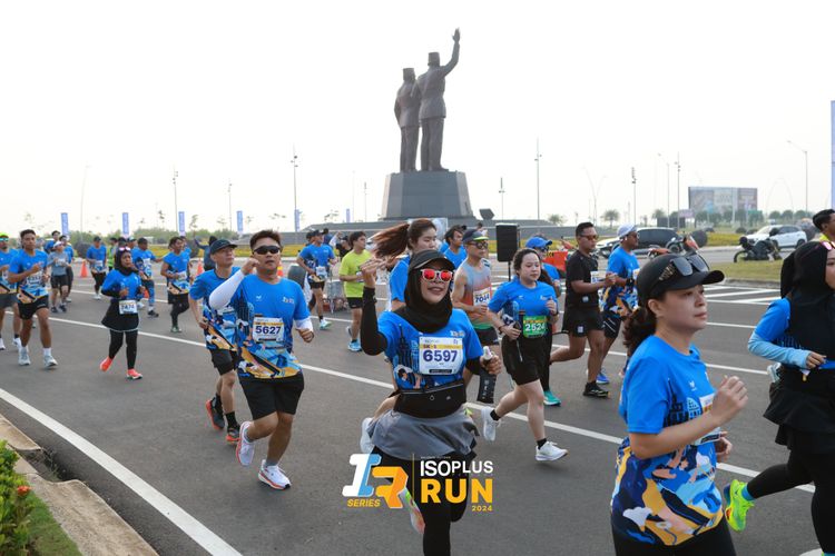 Race photo from ISOPlus Run 2024 Jakarta