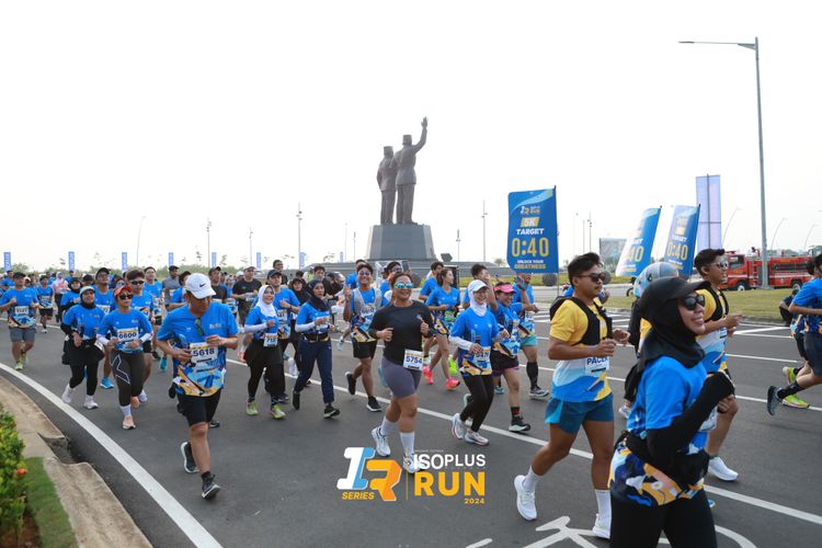 Race photo from ISOPlus Run 2024 Jakarta