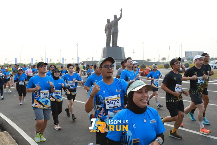 Race photo from ISOPlus Run 2024 Jakarta