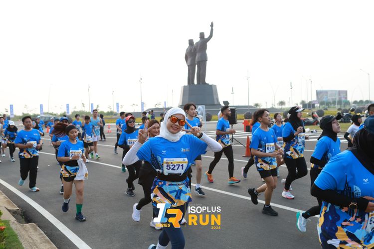 Race photo from ISOPlus Run 2024 Jakarta