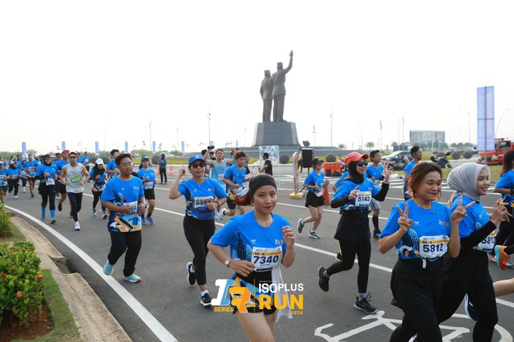 Race photo from ISOPlus Run 2024 Jakarta