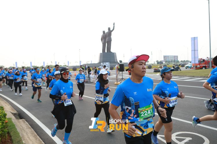 Race photo from ISOPlus Run 2024 Jakarta