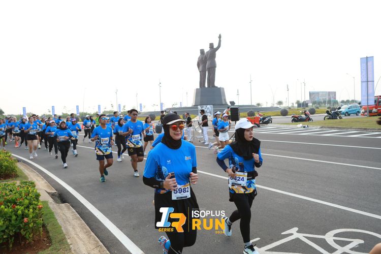 Race photo from ISOPlus Run 2024 Jakarta