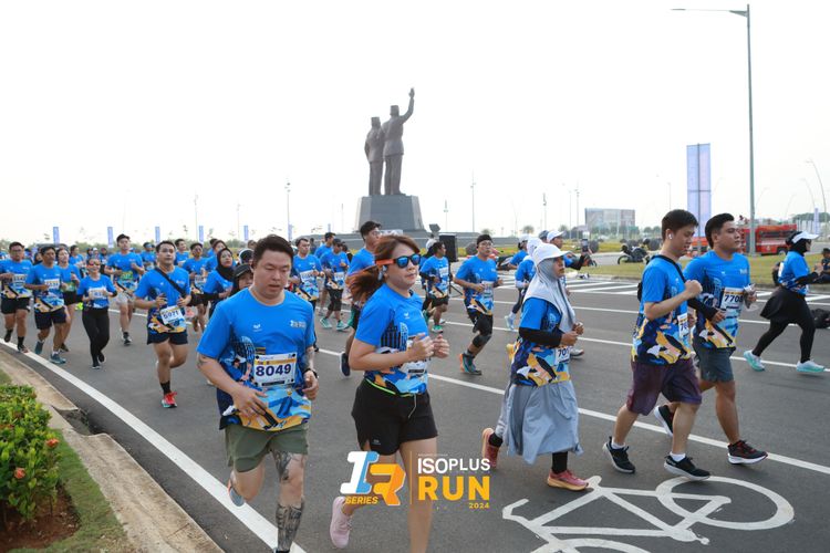 Race photo from ISOPlus Run 2024 Jakarta