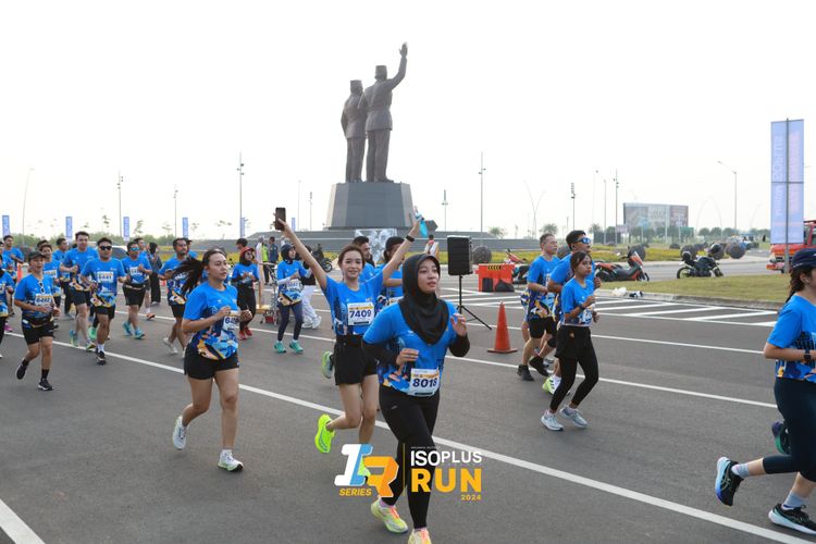 Race photo from ISOPlus Run 2024 Jakarta
