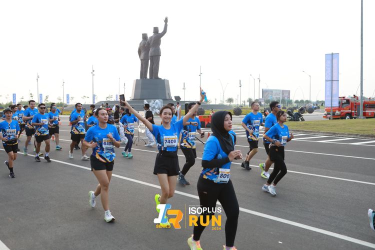 Race photo from ISOPlus Run 2024 Jakarta