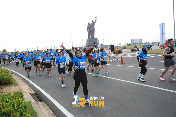 Race photo from ISOPlus Run 2024 Jakarta