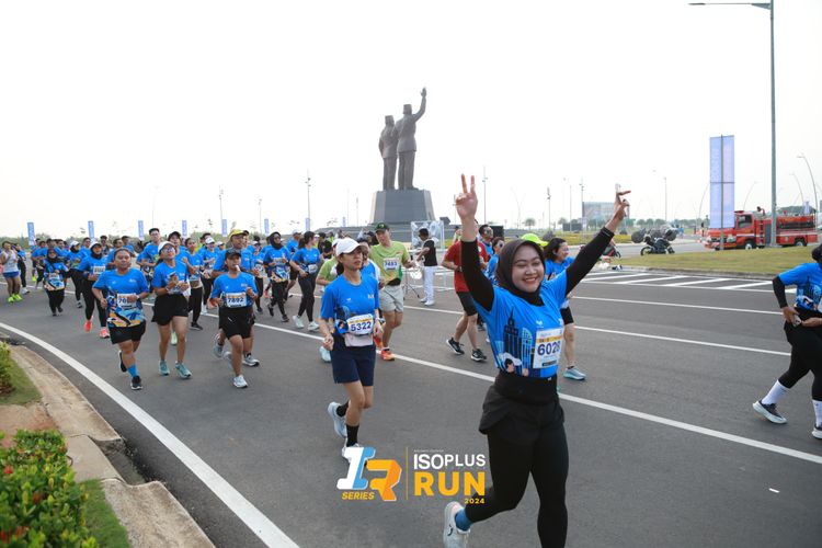 Race photo from ISOPlus Run 2024 Jakarta