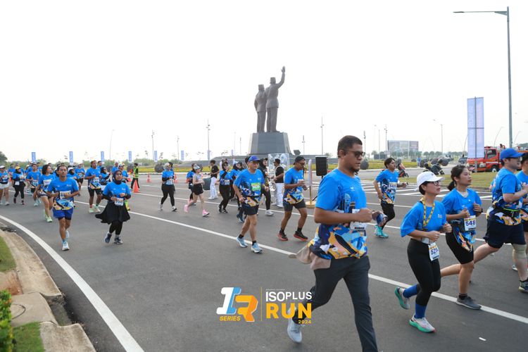 Race photo from ISOPlus Run 2024 Jakarta