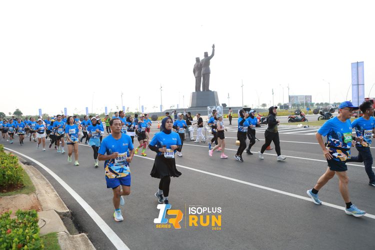 Race photo from ISOPlus Run 2024 Jakarta