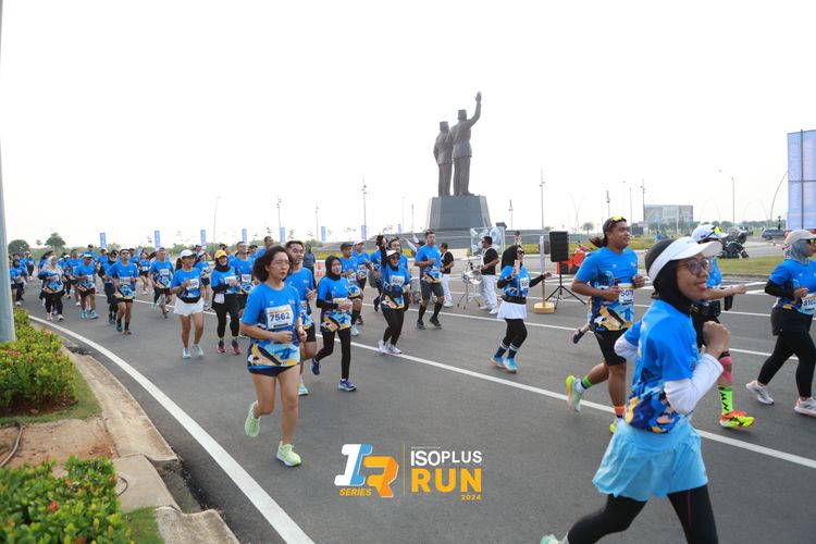 Race photo from ISOPlus Run 2024 Jakarta