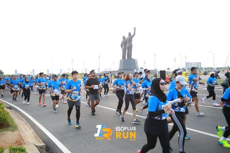 Race photo from ISOPlus Run 2024 Jakarta