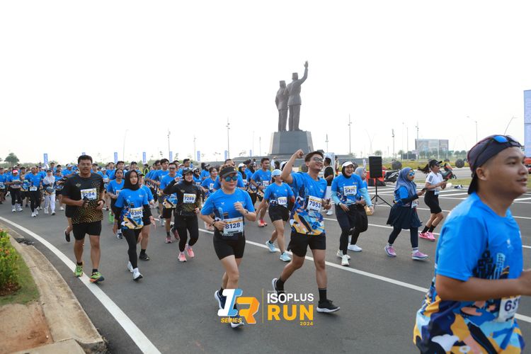 Race photo from ISOPlus Run 2024 Jakarta