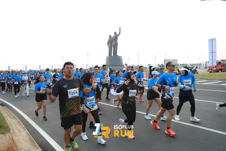 Race photo from ISOPlus Run 2024 Jakarta