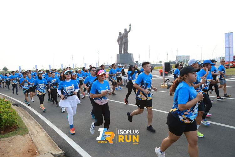 Race photo from ISOPlus Run 2024 Jakarta