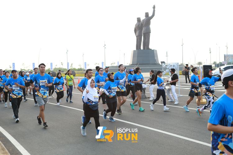 Race photo from ISOPlus Run 2024 Jakarta