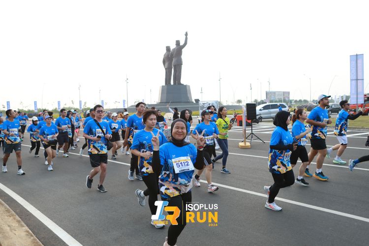 Race photo from ISOPlus Run 2024 Jakarta