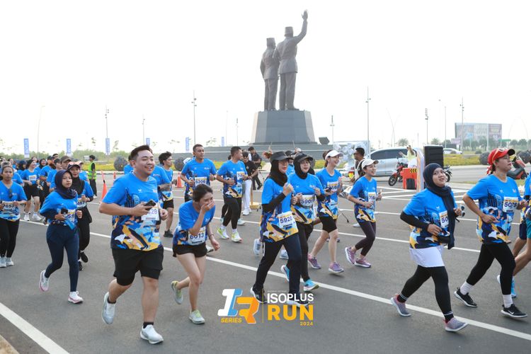 Race photo from ISOPlus Run 2024 Jakarta