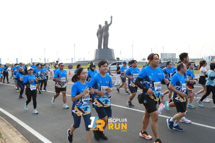 Race photo from ISOPlus Run 2024 Jakarta