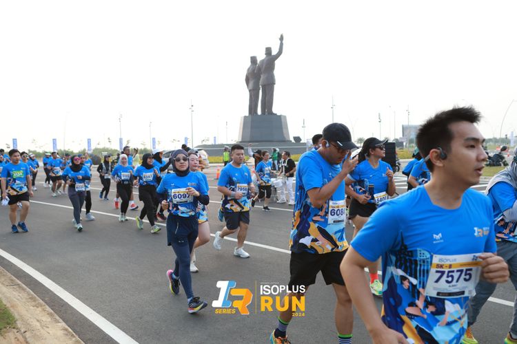 Race photo from ISOPlus Run 2024 Jakarta