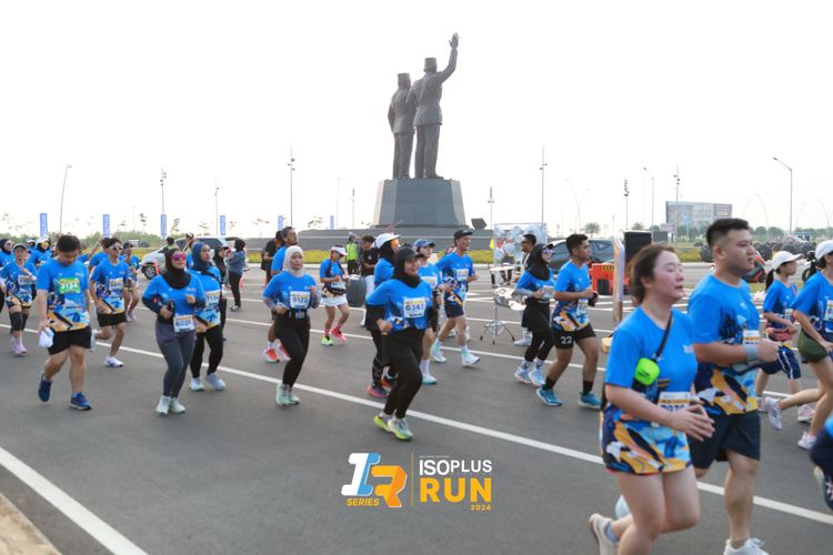Race photo from ISOPlus Run 2024 Jakarta