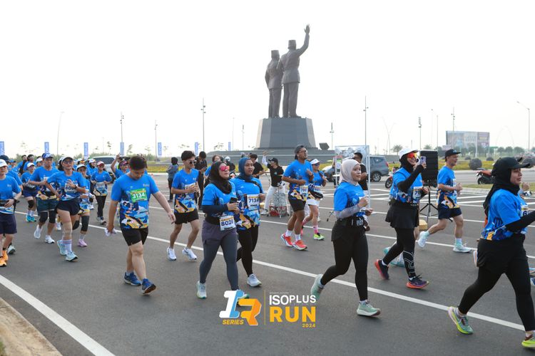 Race photo from ISOPlus Run 2024 Jakarta