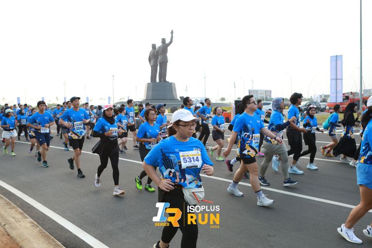 Race photo from ISOPlus Run 2024 Jakarta