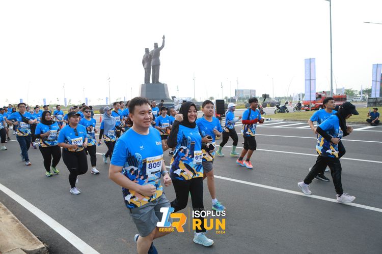 Race photo from ISOPlus Run 2024 Jakarta